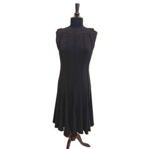 forever brand Black Sleeveless Fit and Flare Stretchy Dress - Sz M